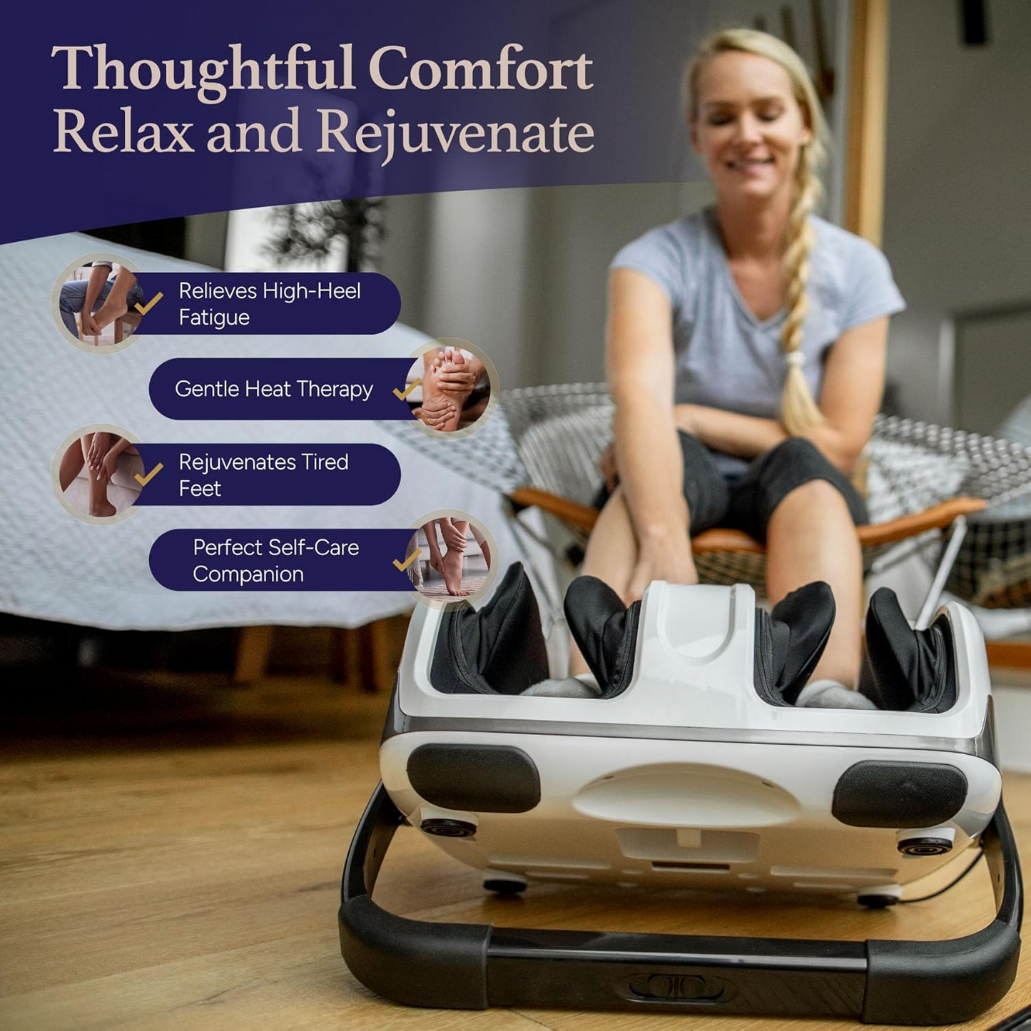 Shiatsu Foot Massager with Heat